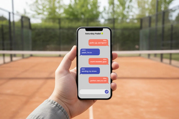 How to Create a Padel Group Chat That Actually Works