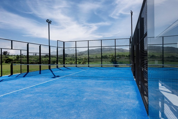 The Padel Court at Hazendal Wine Estate