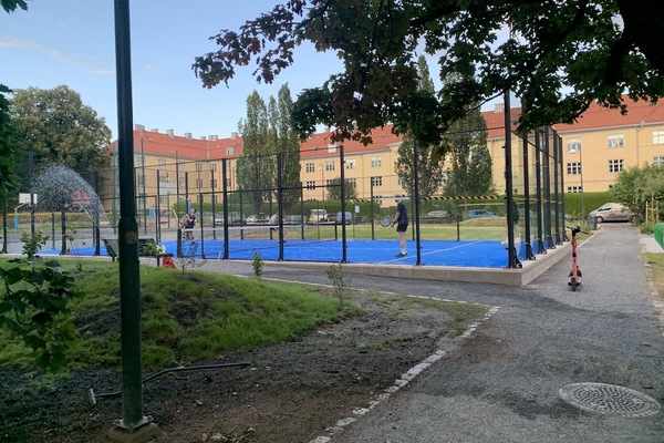 Padelbane Arkitekt Rivertz' plass